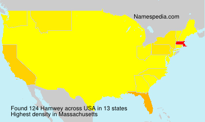 Surname Hamwey in USA Surname Hamwey in USA