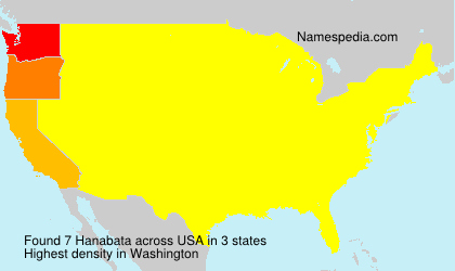 Surname Hanabata in USA Surname Hanabata in USA