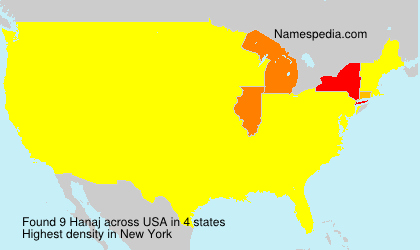 Surname Hanaj in USA Surname Hanaj in USA