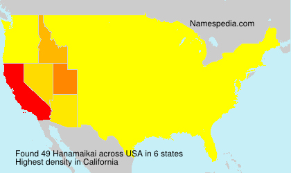 Surname Hanamaikai in USA Surname Hanamaikai in USA
