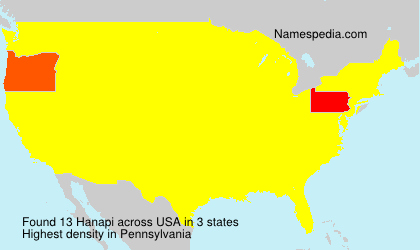 Surname Hanapi in USA Surname Hanapi in USA