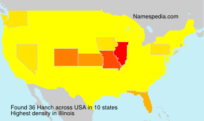 Surname Hanch in USA Surname Hanch in USA