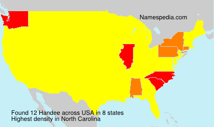 Surname Handee in USA Surname Handee in USA