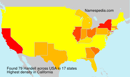 Surname Handell in USA Surname Handell in USA