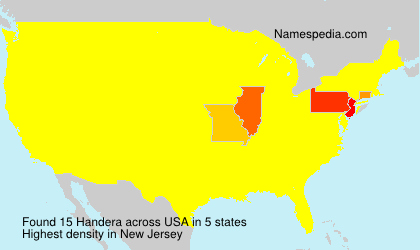 Surname Handera in USA Surname Handera in USA