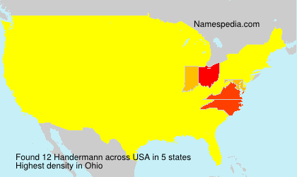 Surname Handermann in USA Surname Handermann in USA