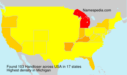 Surname Handloser in USA Surname Handloser in USA