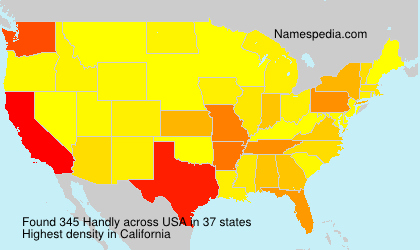 Surname Handly in USA Surname Handly in USA