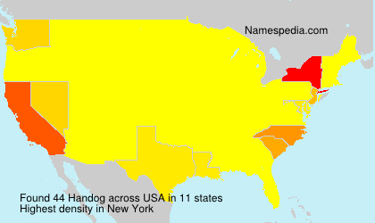 Surname Handog in USA Surname Handog in USA