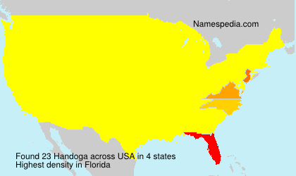 Surname Handoga in USA