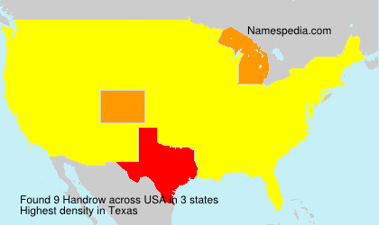 Surname Handrow in USA Surname Handrow in USA