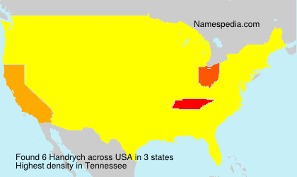 Surname Handrych in USA Surname Handrych in USA