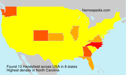 Surname Handsfield in USA Surname Handsfield in USA