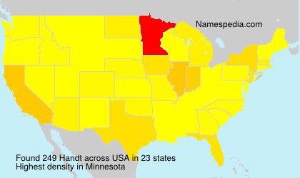 Surname Handt in USA Surname Handt in USA