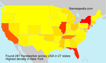 Surname Handwerker in USA Surname Handwerker in USA