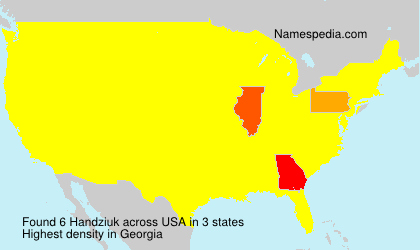 Surname Handziuk in USA Surname Handziuk in USA