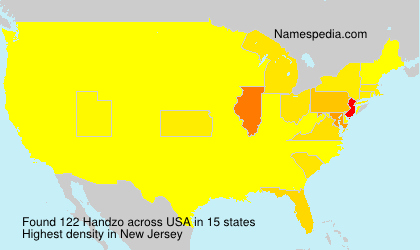 Surname Handzo in USA Surname Handzo in USA