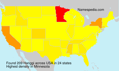 Surname Hanggi in USA Surname Hanggi in USA