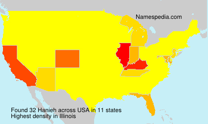 Surname Hanieh in USA Surname Hanieh in USA