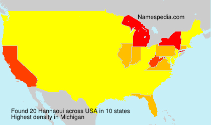Surname Hannaoui in USA Surname Hannaoui in USA
