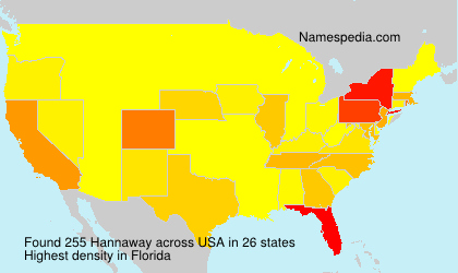 Surname Hannaway in USA Surname Hannaway in USA