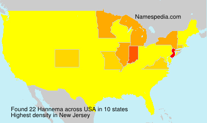 Surname Hannema in USA Surname Hannema in USA