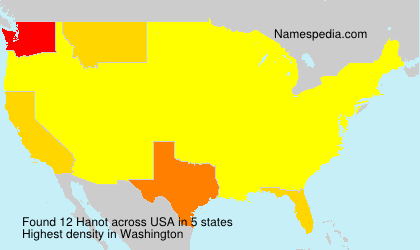 Surname Hanot in USA Surname Hanot in USA