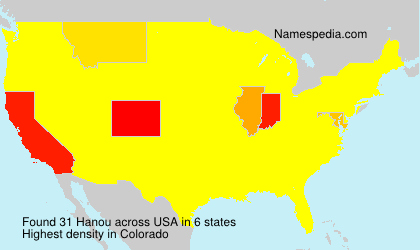 Surname Hanou in USA Surname Hanou in USA