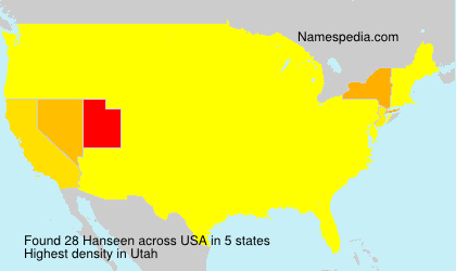 Surname Hanseen in USA