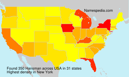 Surname Hansman in USA Surname Hansman in USA