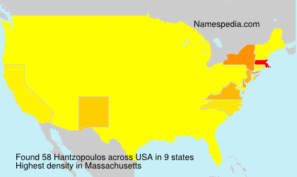 Surname Hantzopoulos in USA Surname Hantzopoulos in USA