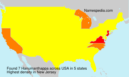 Surname Hanumanthappa in USA Surname Hanumanthappa in USA