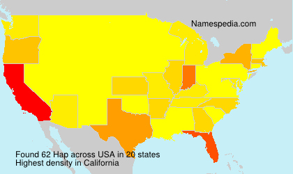 Surname Hap in USA Surname Hap in USA