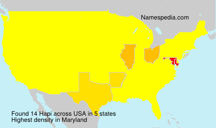 Surname Hapi in USA Surname Hapi in USA