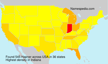 Surname Hapner in USA Surname Hapner in USA