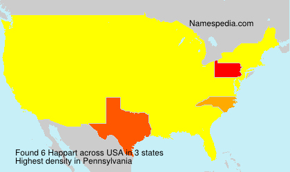 Surname Happart in USA Surname Happart in USA