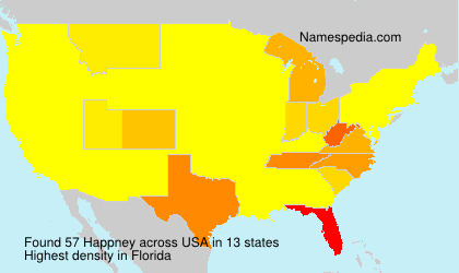 Surname Happney in USA Surname Happney in USA