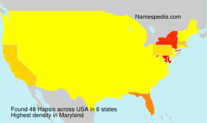 Surname Hapsis in USA Surname Hapsis in USA