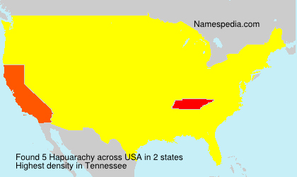 Surname Hapuarachy in USA Surname Hapuarachy in USA