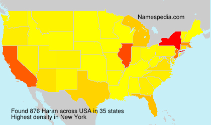 Surname Haran in USA