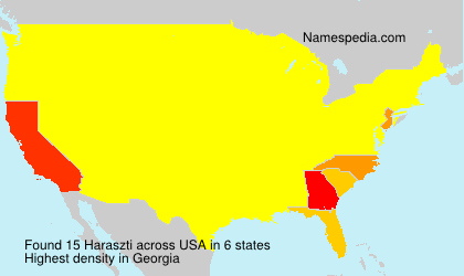 Surname Haraszti in USA Surname Haraszti in USA