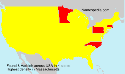 Surname Harbieh in USA Surname Harbieh in USA