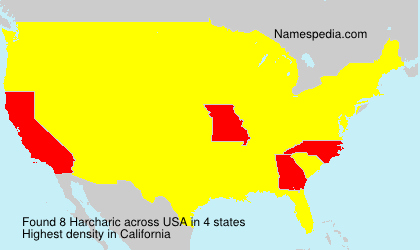 Surname Harcharic in USA Surname Harcharic in USA