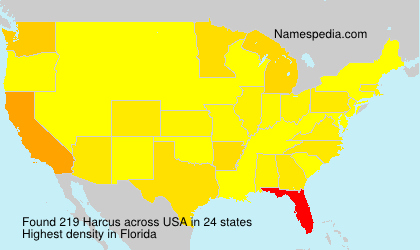 Surname Harcus in USA Surname Harcus in USA