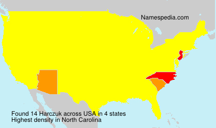 Surname Harczuk in USA Surname Harczuk in USA