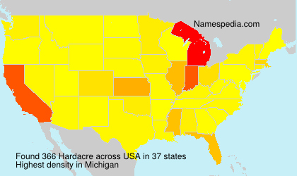 Surname Hardacre in USA Surname Hardacre in USA