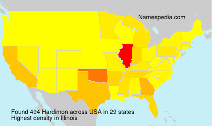 Surname Hardimon in USA Surname Hardimon in USA