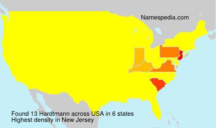 Surname Hardtmann in USA