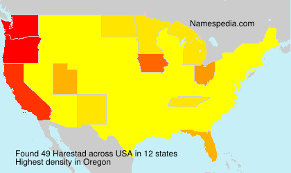 Surname Harestad in USA Surname Harestad in USA