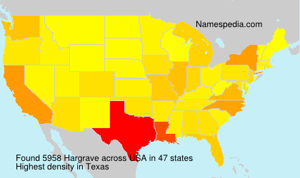 Surname Hargrave in USA Surname Hargrave in USA